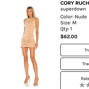 Super down mini dress